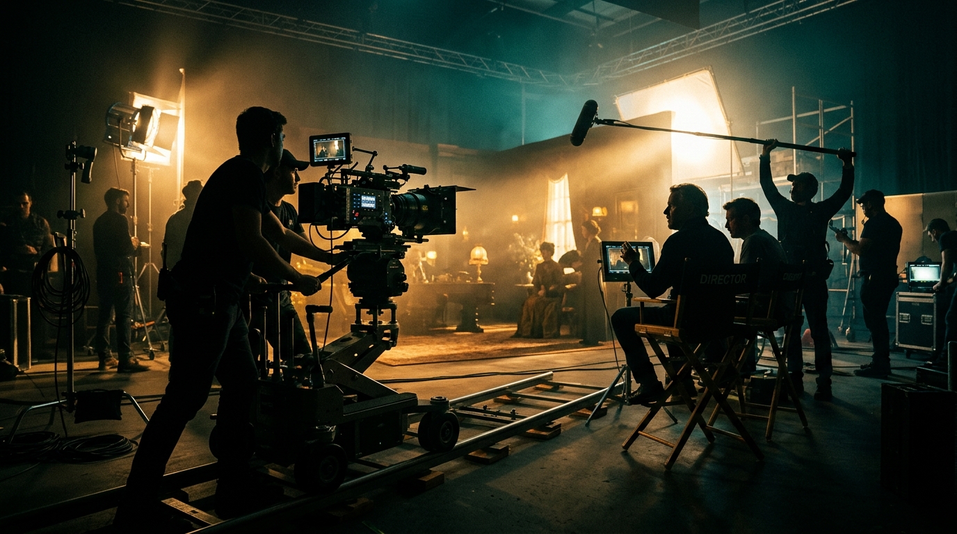 Pralaksha Entertainment Cinematic Soundstage Production Set